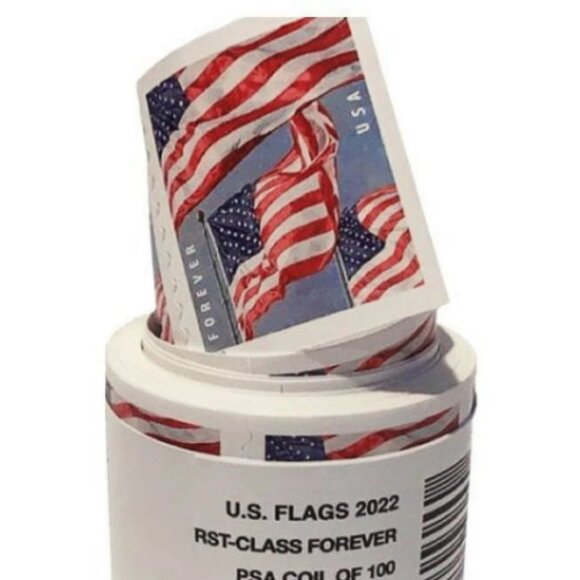 Other - USPS U.S Flag 2022 10Roll of 1000 Forever Stamps